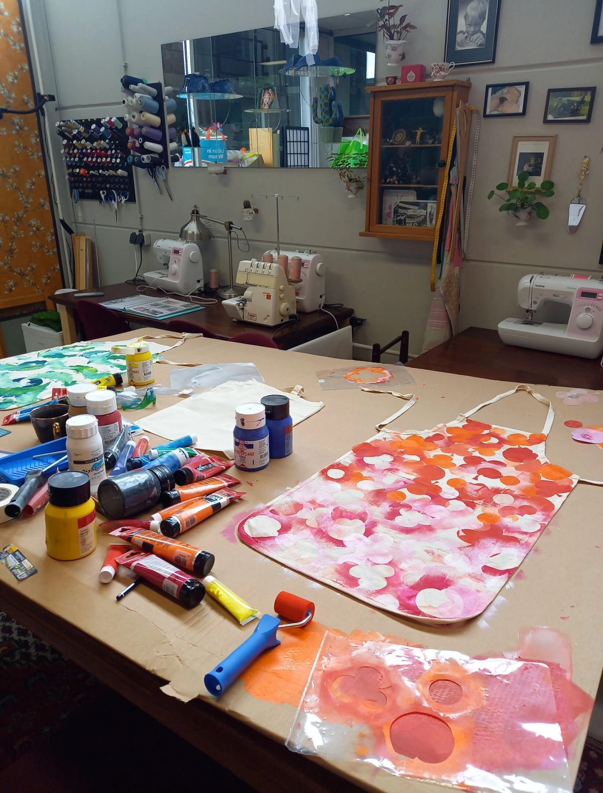 Slijmsloeber schorten schilderen (6+)